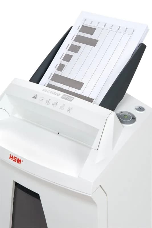 Distrugator documente automat HSM Securio AF150, 5 coli, cross cut (0.78 x 11mm), securitate 6 "H-2085111" — miniatură