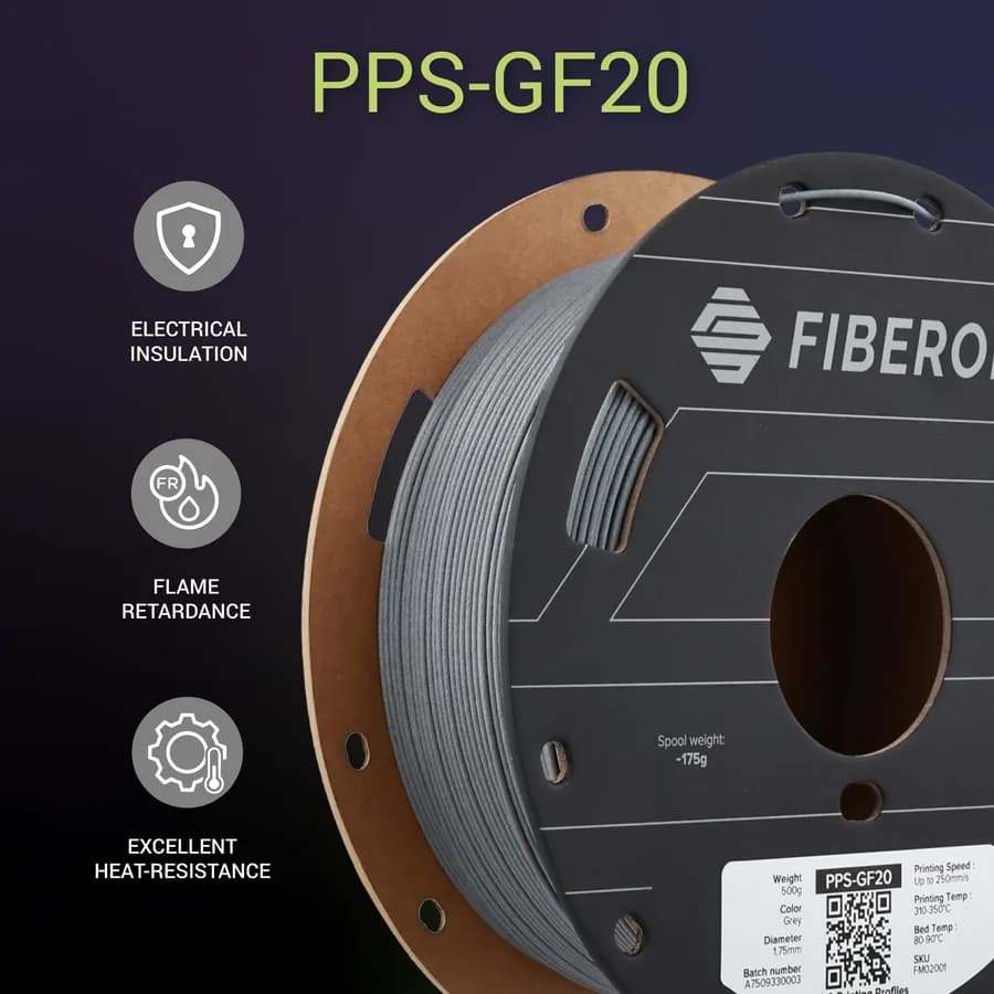 Filament Polymaker Fiberon PPS-GF20 — miniatură