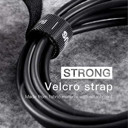 ORGANIZATOR cabluri tip Velcro Baseus Circle Velcro, 50cm, negru "ACMGT-A01" - 6953156280854 — miniatură