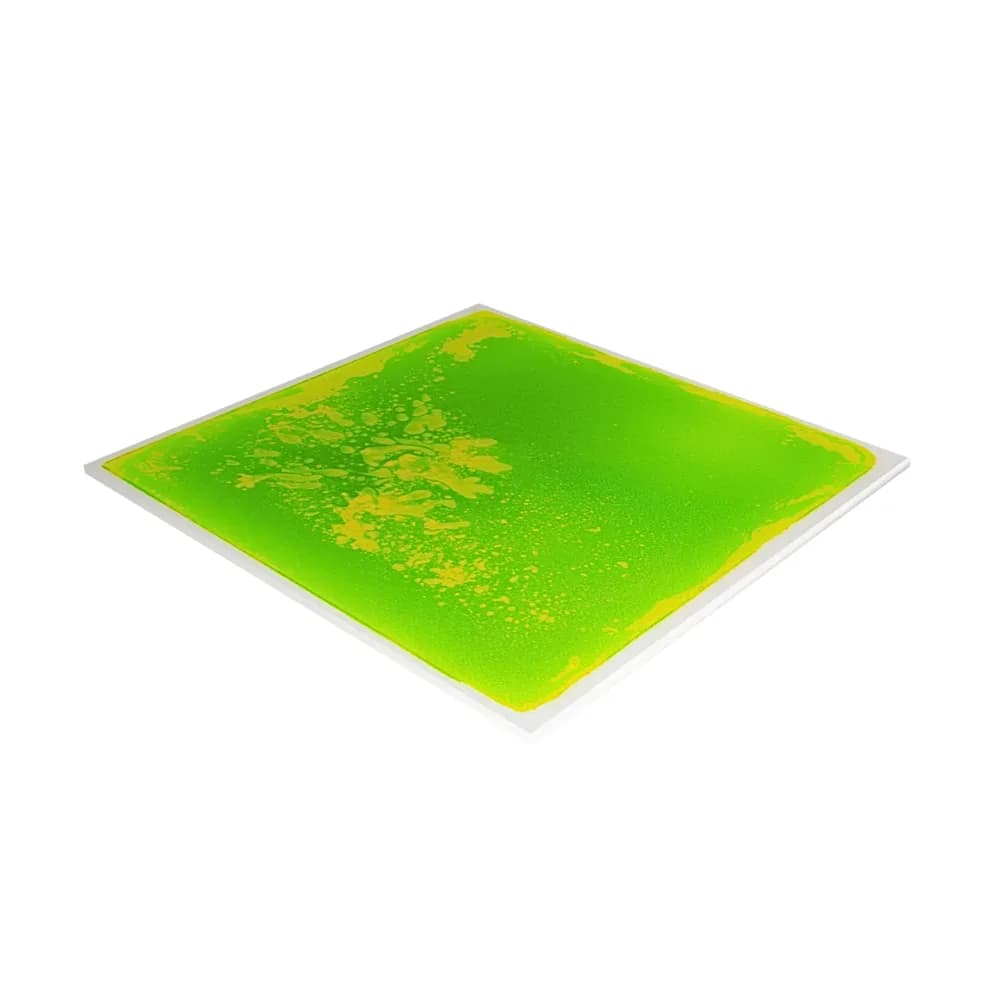 Dală de podea cu lichid Verde/Galben — miniatură