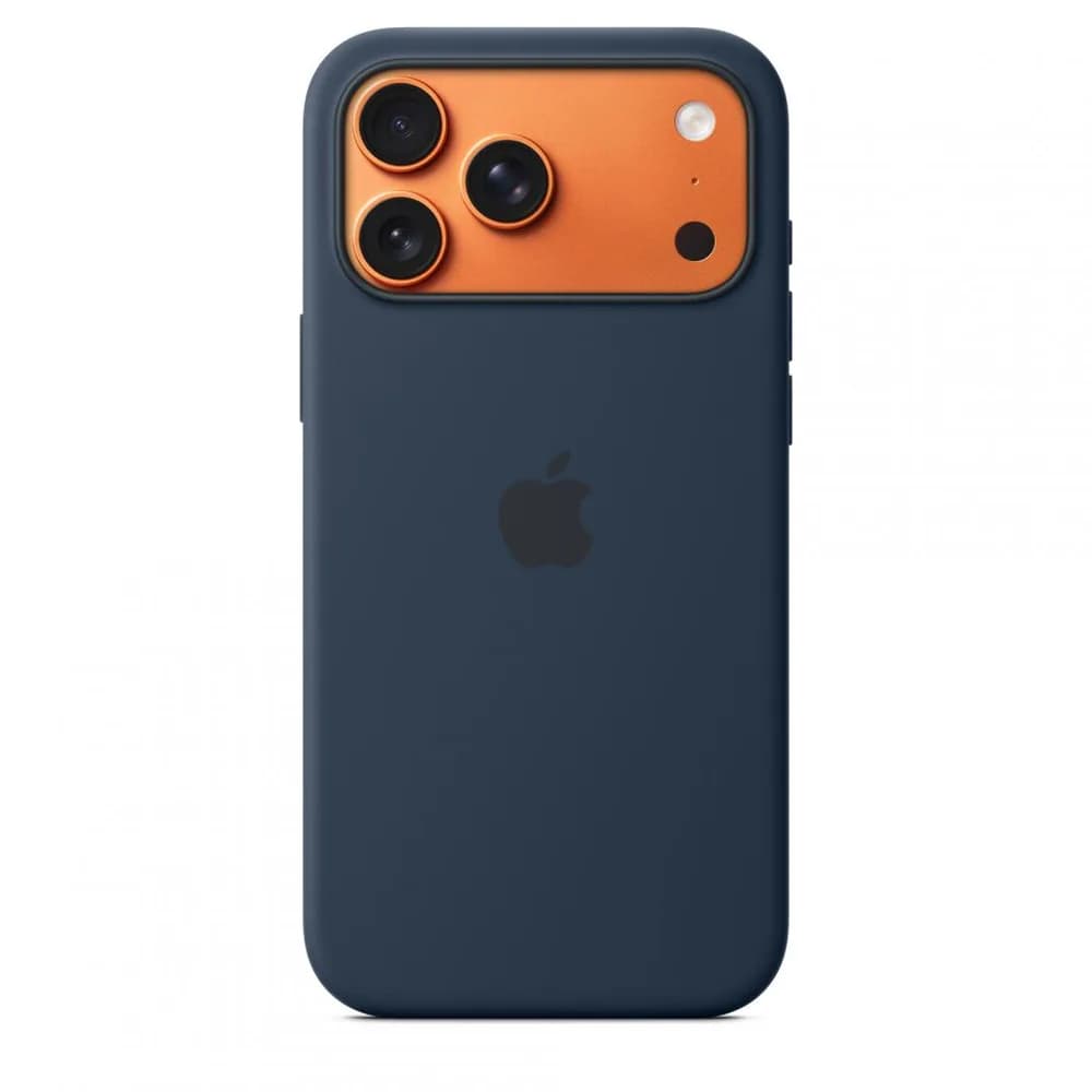 iPhone 17 Pro Max Silicone Case with MagSafe - Midnight — miniatură