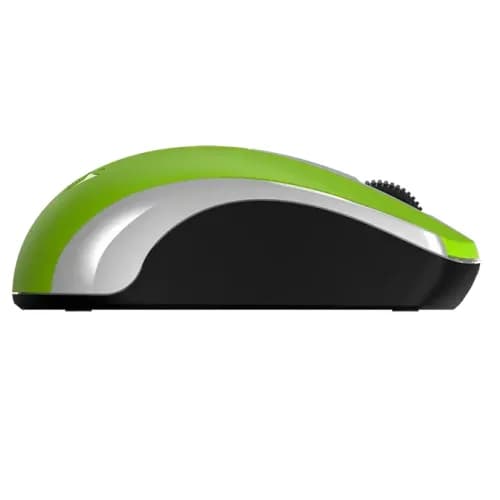 Mouse Genius "ECO-8100", PC sau NB, wireless 2.4GHz, optic, 1200 dpi, butoane/scroll 3/1, acumulator, verde, "31030046403" 4710268 262770 — miniatură