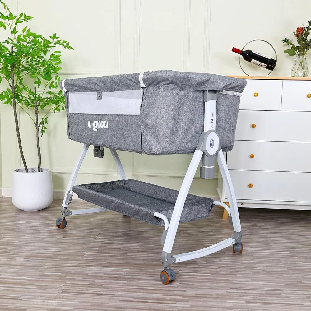 Patut 2 in 1 Co-Sleeper cu functie de leagan, U-Grow — miniatură