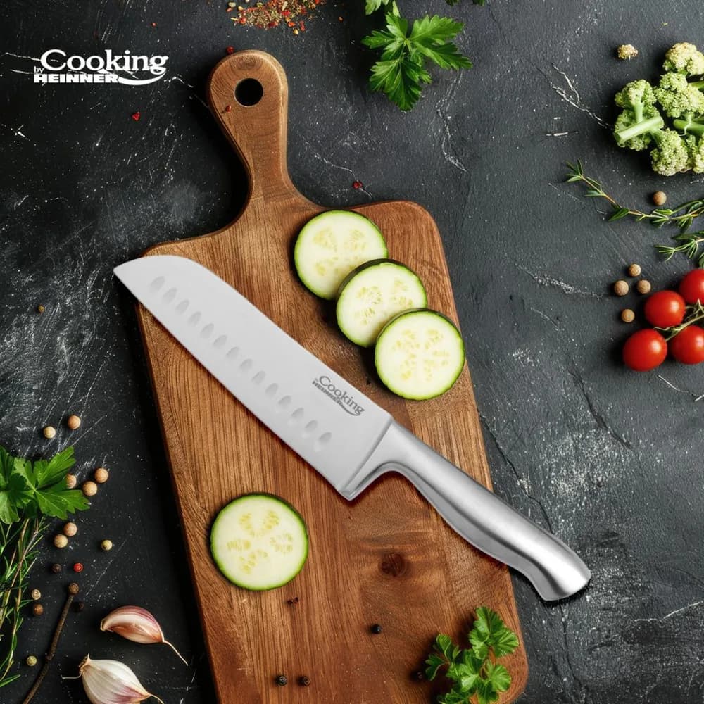 CUTIT SANTOKU 18 CM, STONE CHEF — miniatură