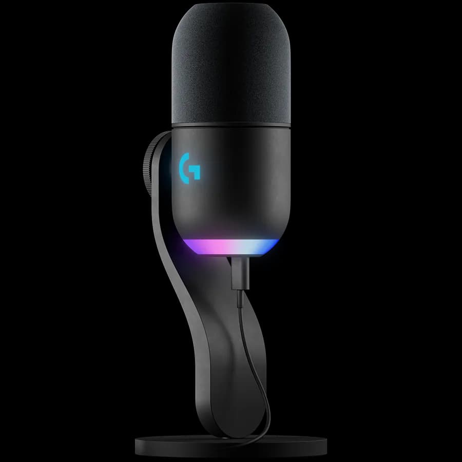 LOGITECH G Yeti GX RGB Gaming Microphone - LIGHTSYNC - BLACK - USB "988-000569"