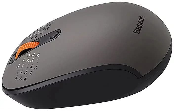MOUSE Baseus, wireless 2.4GHz, optic,3/1 butoane/scroll, 800/1200/1600DPI, raza 10-20m, gri "B01055502833-00" — miniatură