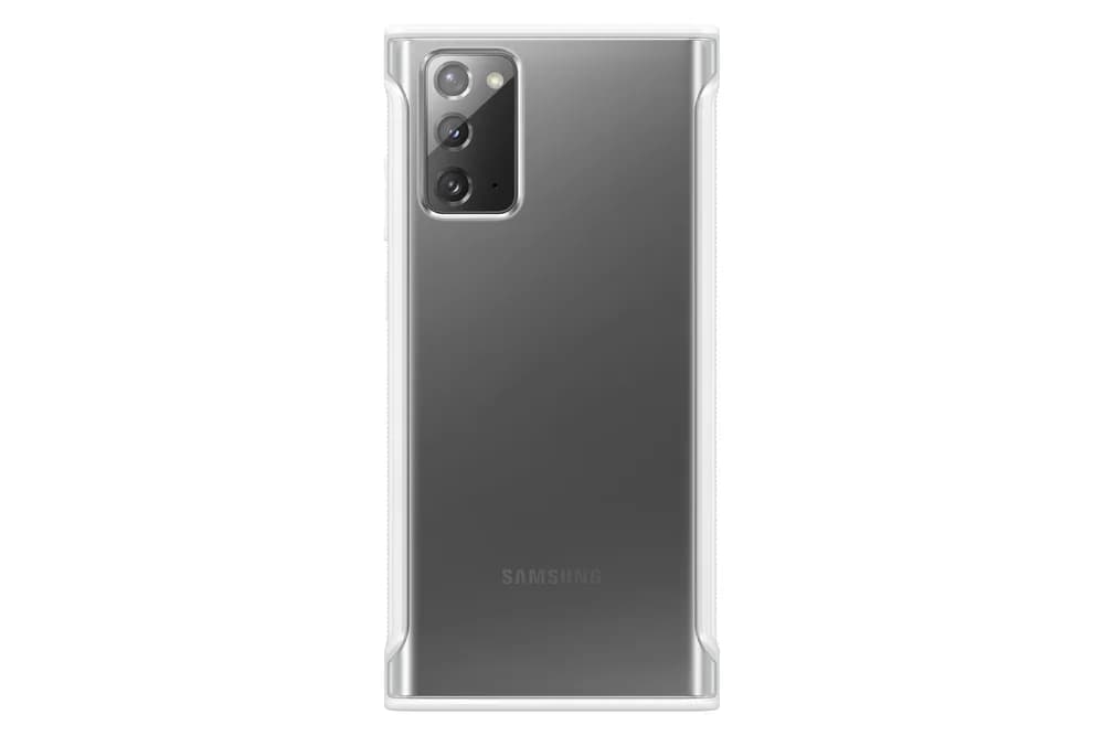 HUSA Smartphone Samsung, pt Galaxy Note 20, tip back cover (protectie spate), policarbonat | poliuretan, ultrasubtire, alb, "EF-GN980CWEGEU"