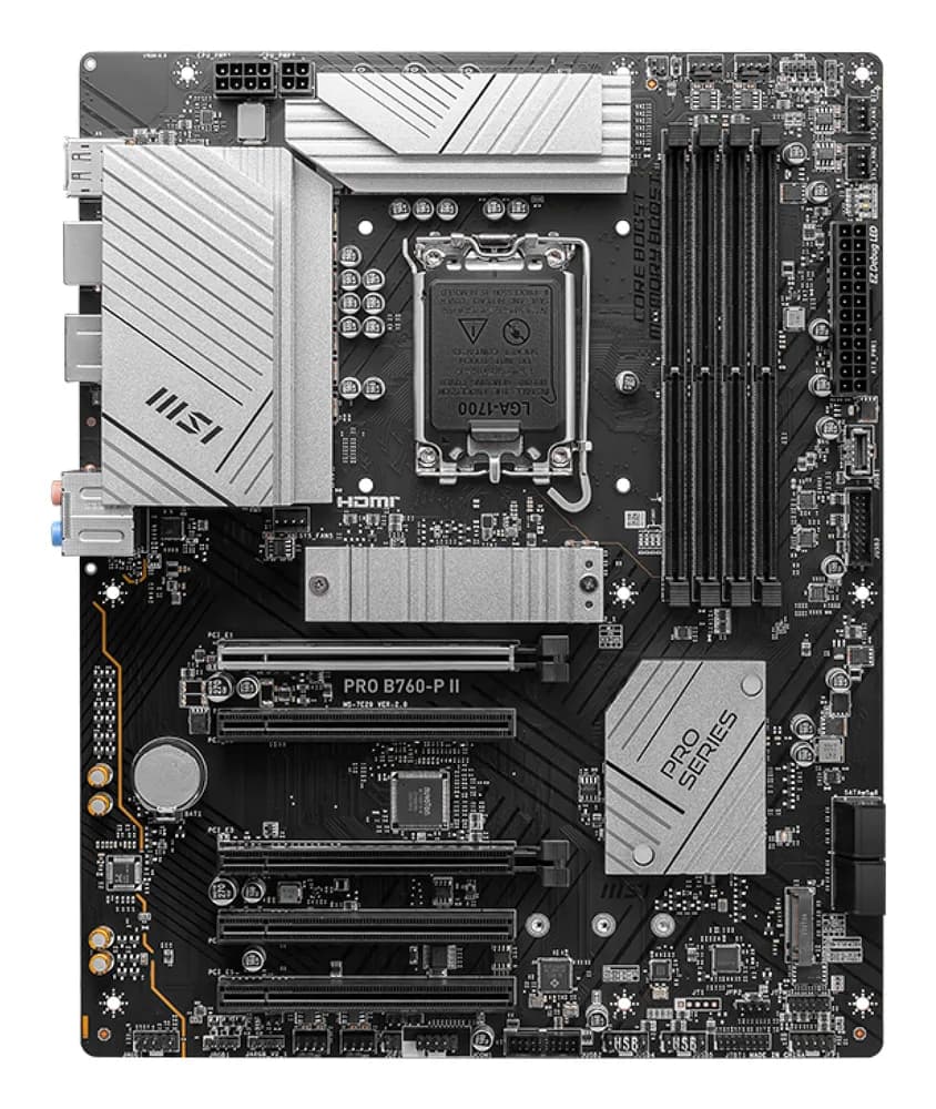 Placa de baza Placa de baza PRO B760-P II, Intel B760, Socket 1700, ATX "7E29-002R" — miniatură