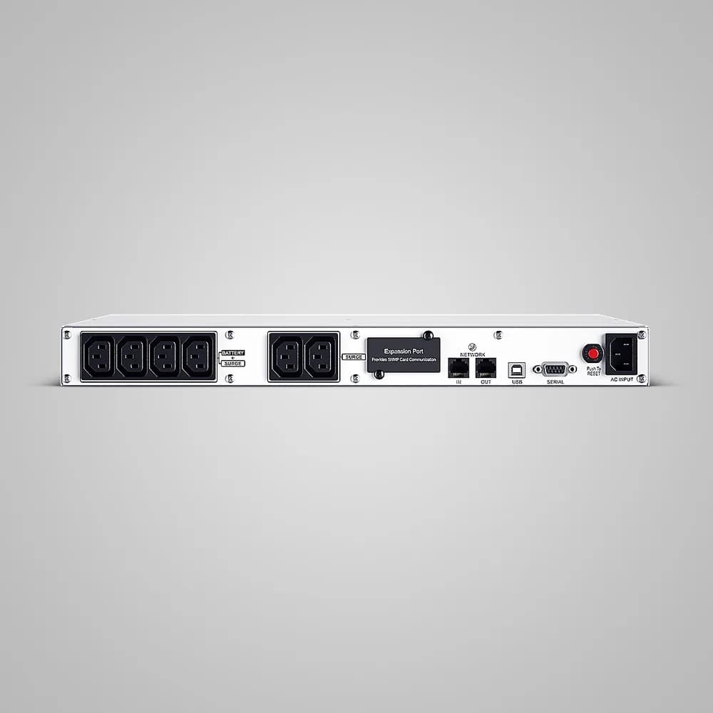 UPS CYBER POWER Line Int. cu manag,LCD,rack,1500VA/ 900W,AVR,6xIEC,display LCD,4xbaterie 6V/9Ah,Backup 4-14min,incarc.8h,USB,RS232,RJ45,GreenPower,serie OR,Rack 1U "OR1500ERM1U" — miniatură
