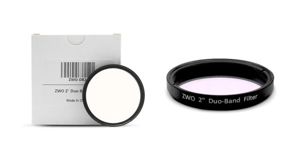 ZWO Duo Band dual keskenysávú szűrő 2"
