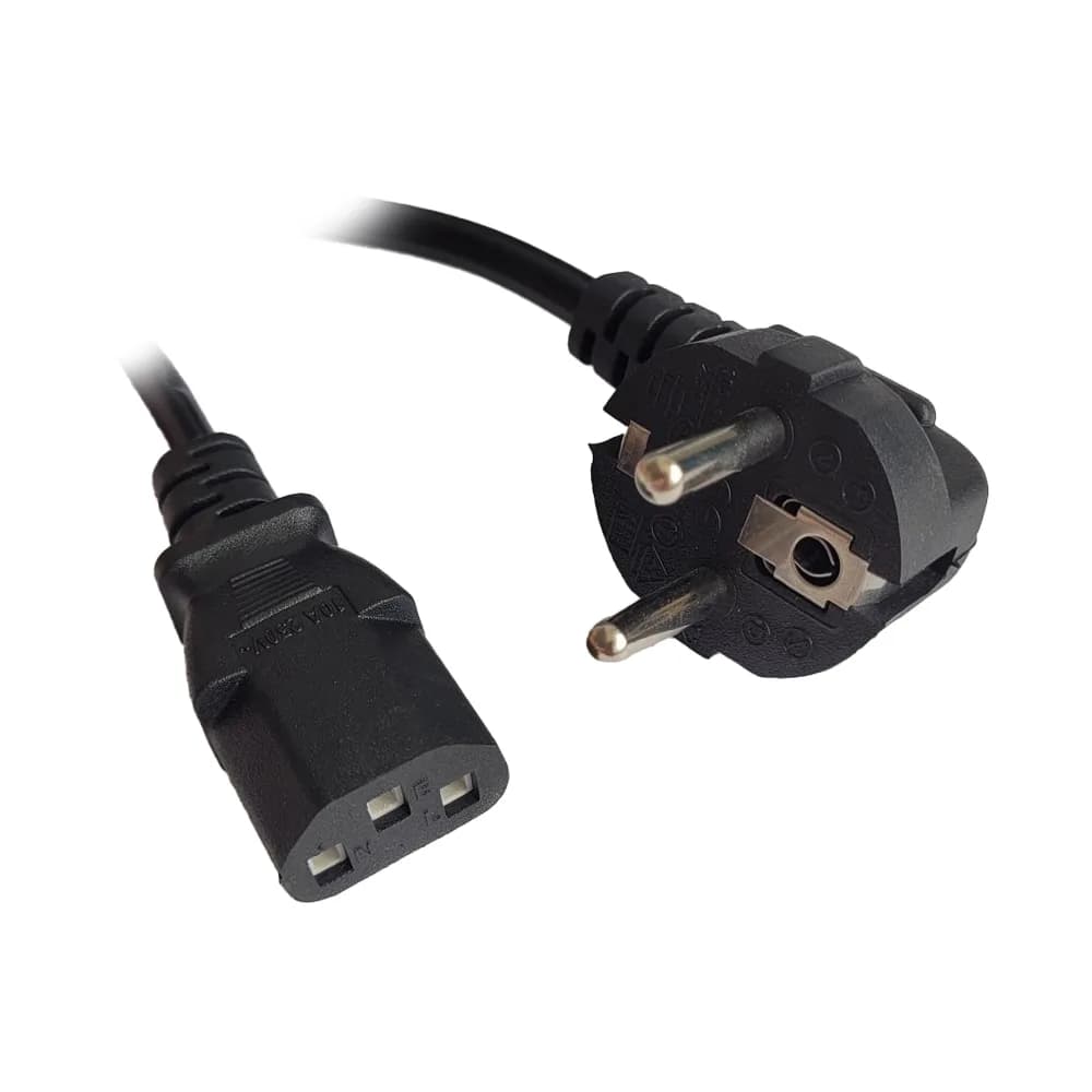 CABLU alimentare Spacer 5m, intrare Shucko, iesire C13, 10A, negru, "SPPW-SCHK-C13-10A-5.0"