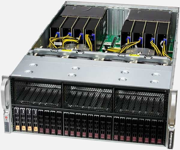 Doctor PC — server GPU, 2× AMD EPYC 9005, până la 8 GPU, 24 bay-uri