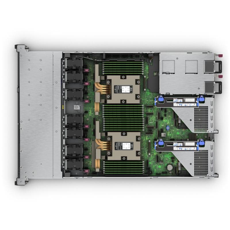 HPE ProLiant DL365 Gen11 9115 2.6GHz 16c 1P 2x32GB-R 8SFF MR408i-o 2x480GB SSD 2x1000W PS EU Server — miniatură