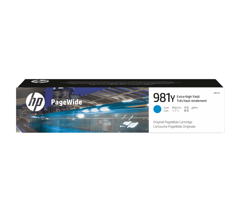 Cartus HP 981Y Extra High Yield Cyan Original PageWide, Cyan