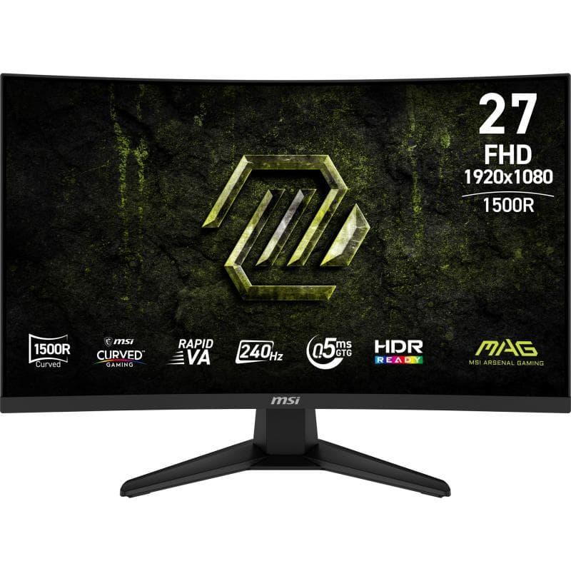 Monitor Gaming MSI MAG 275CF X24, 27", 1920 x 1080 pixeli, Black
