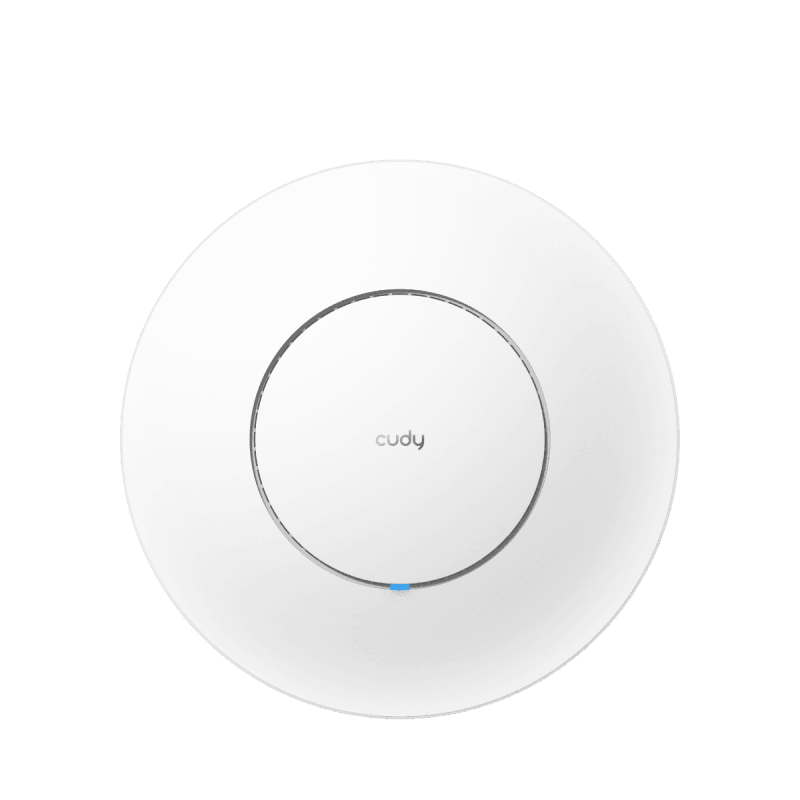 Cudy BE3600 Wi-Fi 7 2.5G Access Point, AP3600_P, BE3600 Dual Band Ceiling Mount Wi-Fi 7 Access Point, hipset Broadcom, 802.11be/ax/ac/a/b/g/n, 2880Mbps at 5GHz +688Mbps at 2.4GHz,  x 2.5G RJ45 Port, MU-MIMO, Support 12V DC or 02.3at PoE or Passive PoE, nternal Antennas, 48V passive PoE adapter
