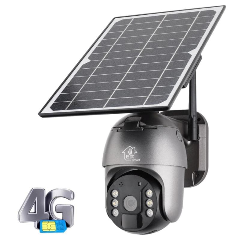 Extralink Mystic 4G PTZ  3G/4G/LTE camera  with solar panel 8W 1080p IP66 4x 18650 battery
