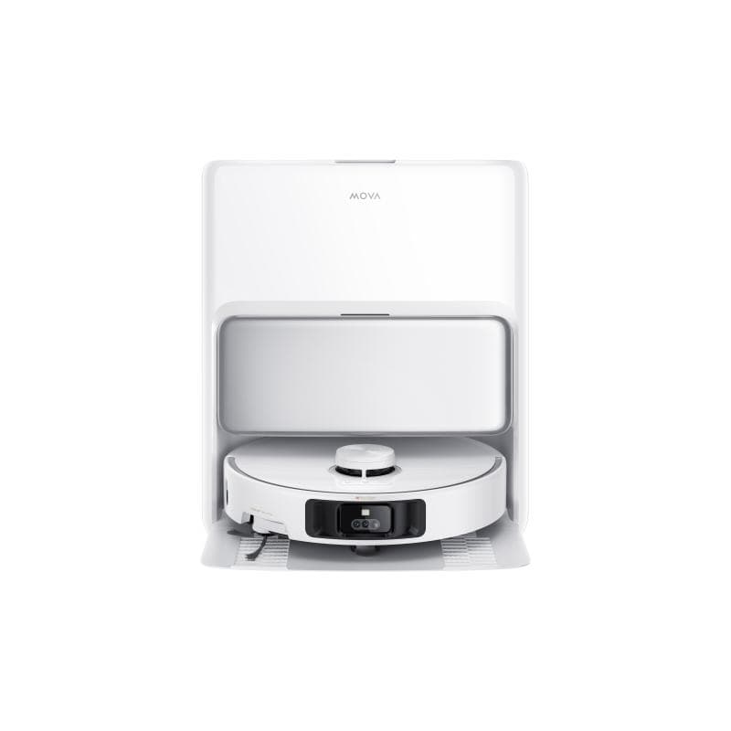 Robot aspirator si mop MOVA P50 Pro Ultra, 19000Pa, Auto-curatare, Perii anti-incurcare, Statie inteligenta, Alb
