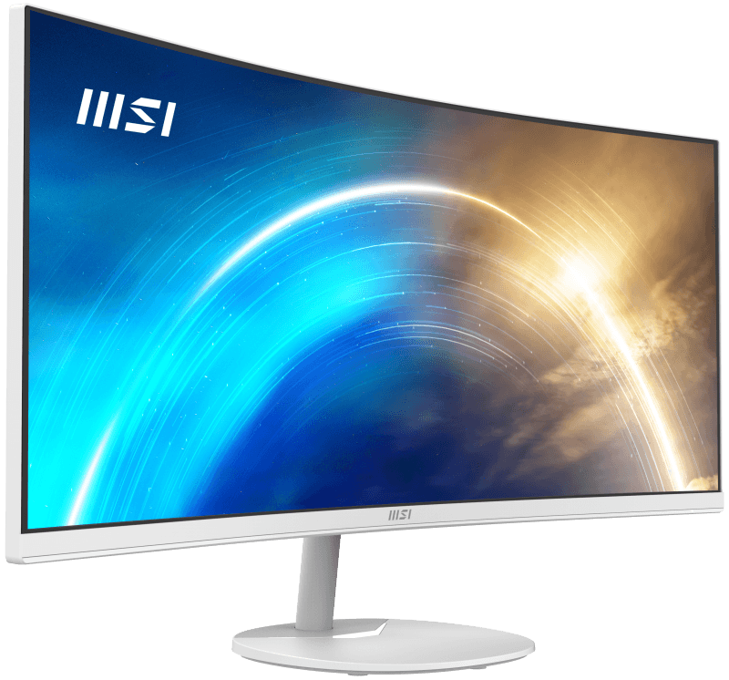 Monitor Consumer MSI PRO MP341CQW, 34", 3440 x 1440 pixeli, White