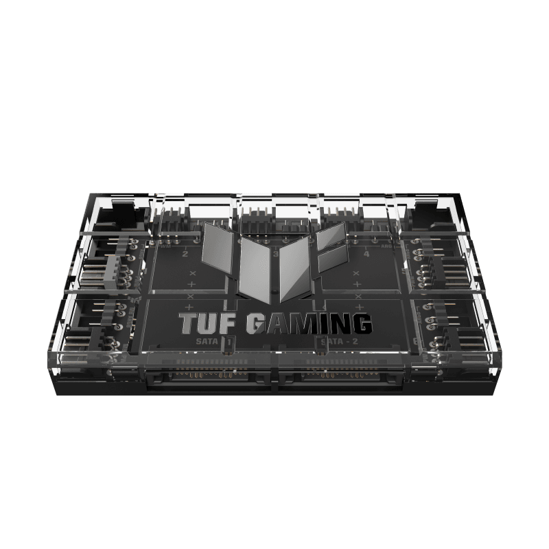 Ventilator Carcasa ASUS TUF Gaming ARGB PWM Fan Hub, 6 ventilatoare, RGB