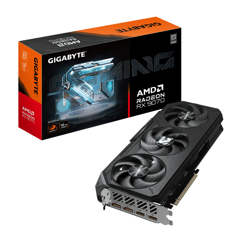 Placa video Gigabyte Radeon RX 9070 GAMING, 16GB GDDR6, PCI Express 5.0, 256-bit