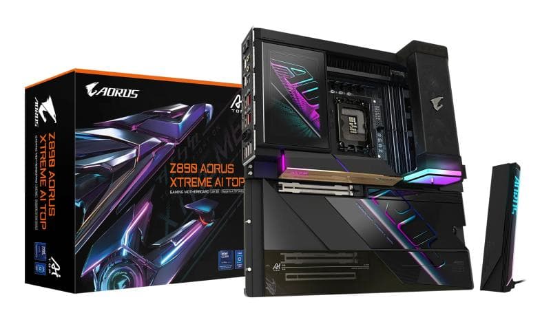 Placa de baza Gigabyte Z890 AORUS XTREME AI TOP, Socket 1851, DDR5, E-ATX