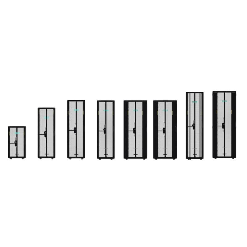 HPE 36U 600mmx1075mm G2 Kitted Advanced Shock Rack with Side Panels and Baying