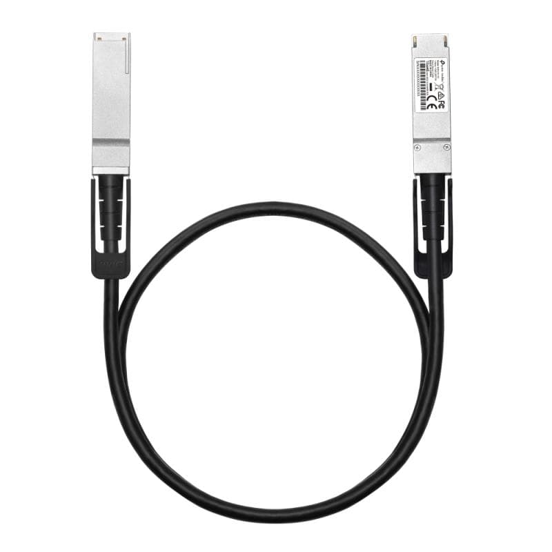 Cablu Omada 1m 100G QSFP28 1m Distance, Support data rate of 100Gbps and 40Gbps, Compatible with 100G QSFP28 Slot and 40G QSFP+ Slot, Plug and Play