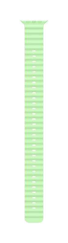 Curea pentru Apple Watch 49mm Neon Green Ocean Band Extension - Natural TitaniumFinish