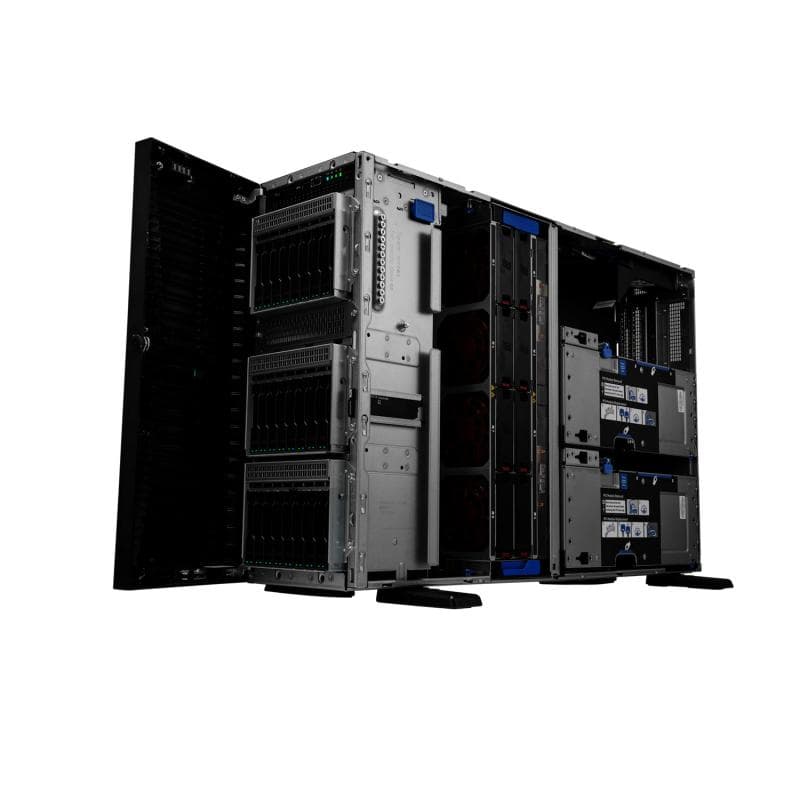 HPE ProLiant ML350 Gen11 4514Y 2.0GHz 16c 1P 64GB-R 8SFF MR408i-o 2x2.4TB HDD 2x1000W PS EU Server — miniatură