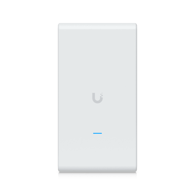 Ubiquiti U6-Mesh. 2.4 GHz, 5 GHz, Rată maximă transfer de date: 4800 Mbit/s. Algoritmi de securitate: WPA, WPA-Enterprise, WPA-PSK, WPA2, WPA3. Viteză transfer de date Ethernet LAN: 1000 Mbit/s. Power over Ethernet (PoE) Suport. Consum de energie (max): 11,4 W, alb
