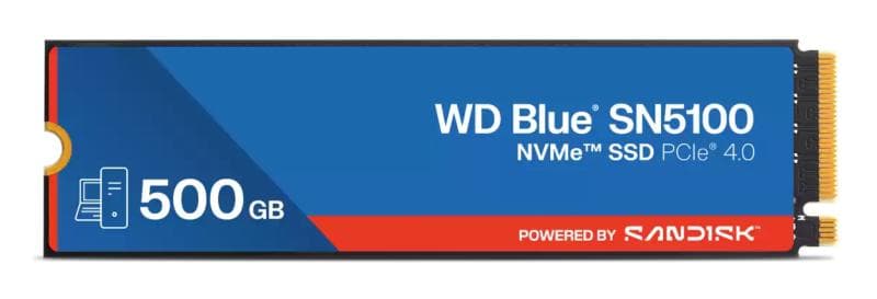 SSD intern Western Digital WD Blue SN5100, 500 GB, PCI Express 4.0 x4, NVMe, M.2