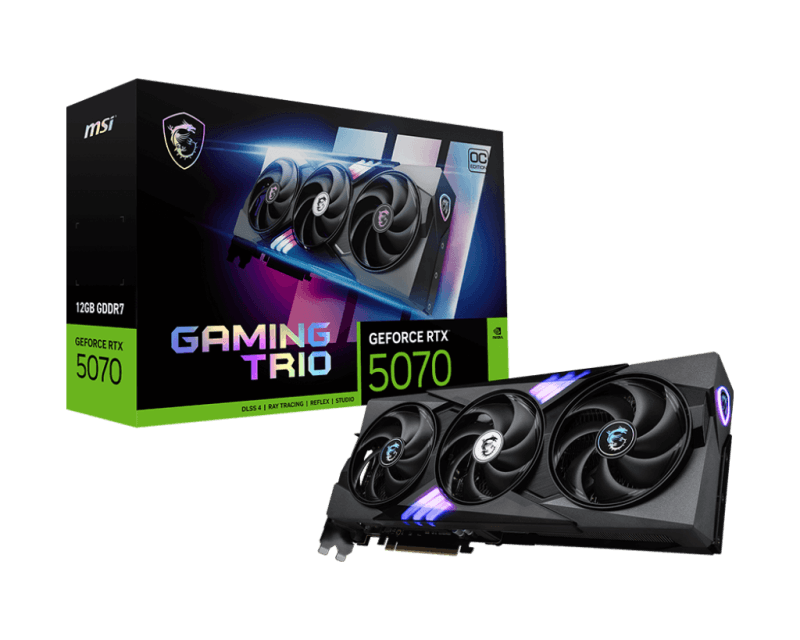 Placa video MSI GeForce RTX 5070, 12GB GDDR7, PCI Express 5.0, 192bit