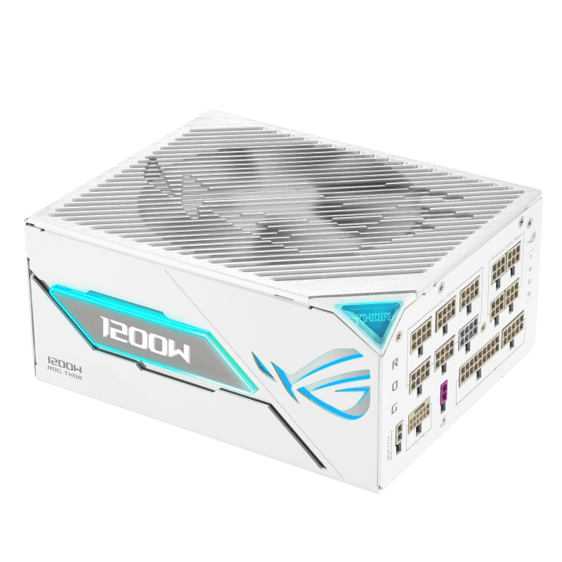 Sursa ASUS ROG THOR 1200P3 WHITE GAMING, 80+ Platinum, RGB, 1200W