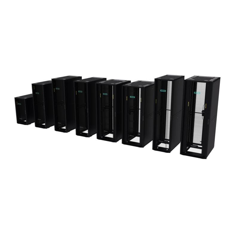 HPE 36U 600mmx1075mm G2 Kitted Advanced Shock Rack with Side Panels and Baying — miniatură