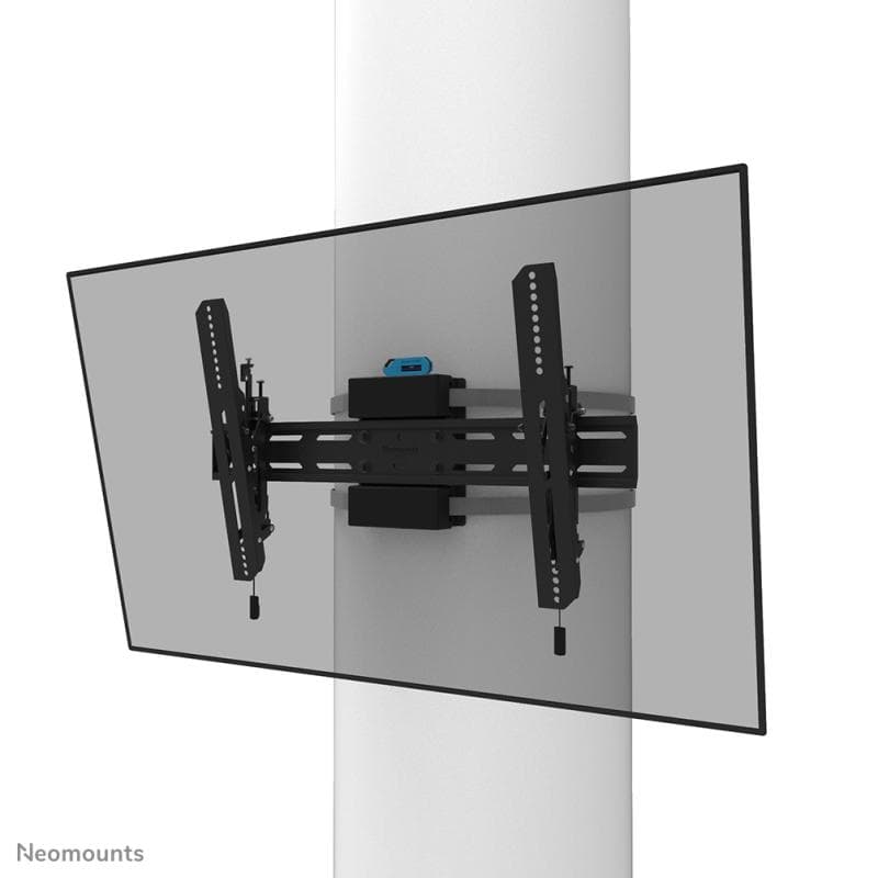 Suport perete Neomounts WL35S-910BL16; pentru display-uri cu diagonale 40"-75", sistem de prindere VESA 300x100~600x400, greutate maxima suportata 50kg, tilt 12°, rotate +3°, -3°, distanta fata de perete 690mm; lockable - surub de siguranță inclus; culoare negru.