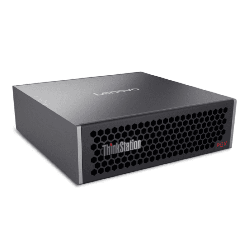 Desktop Workstation LENOVO ThinkStation PGX cu procesor Nvidia ARM 20-core Arm, 10 Cortex-X925 + 10 Cortex A725 pana la N/A, 128 GB LPDDR5X, 4TB SSD, GB10 Blackwell GPU, NVIDIA DGX OS, Black