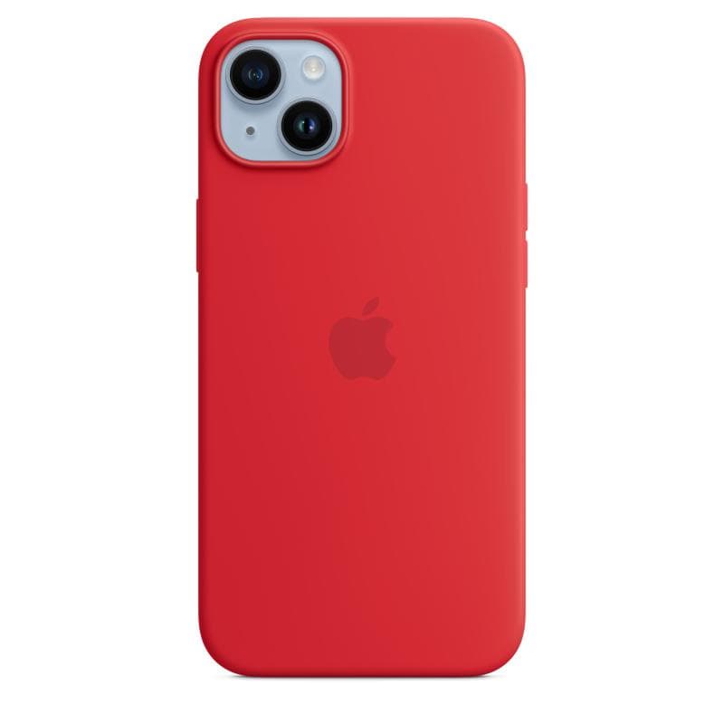 iPhone 14 Plus Silicone Case with MagSafe - (PRODUCT)RED