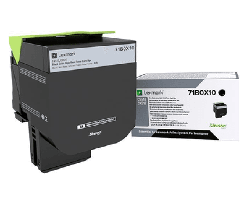 Toner Lexmark 71B0X10, Black
