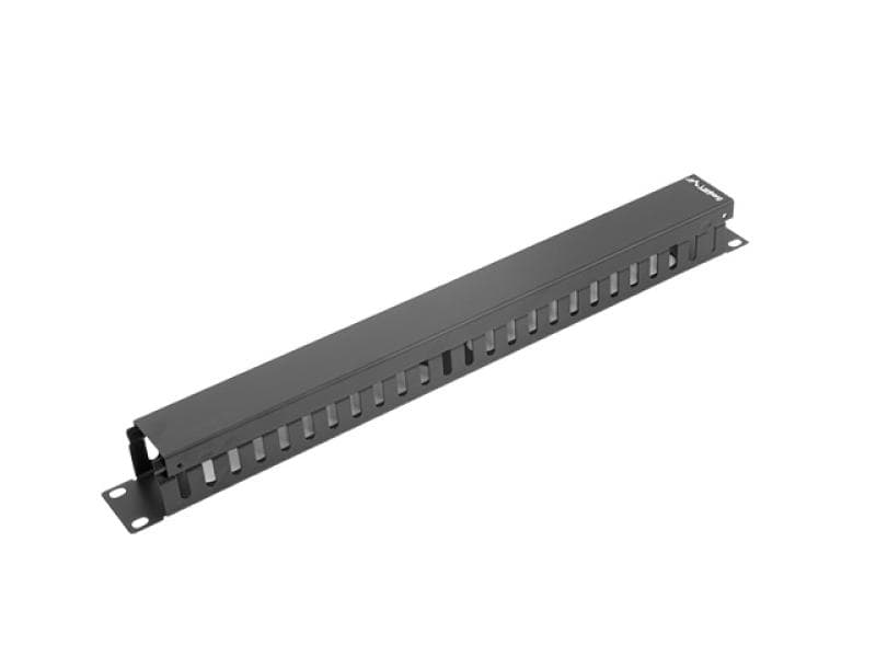 Panou management cabluri tip A, 1U, negru