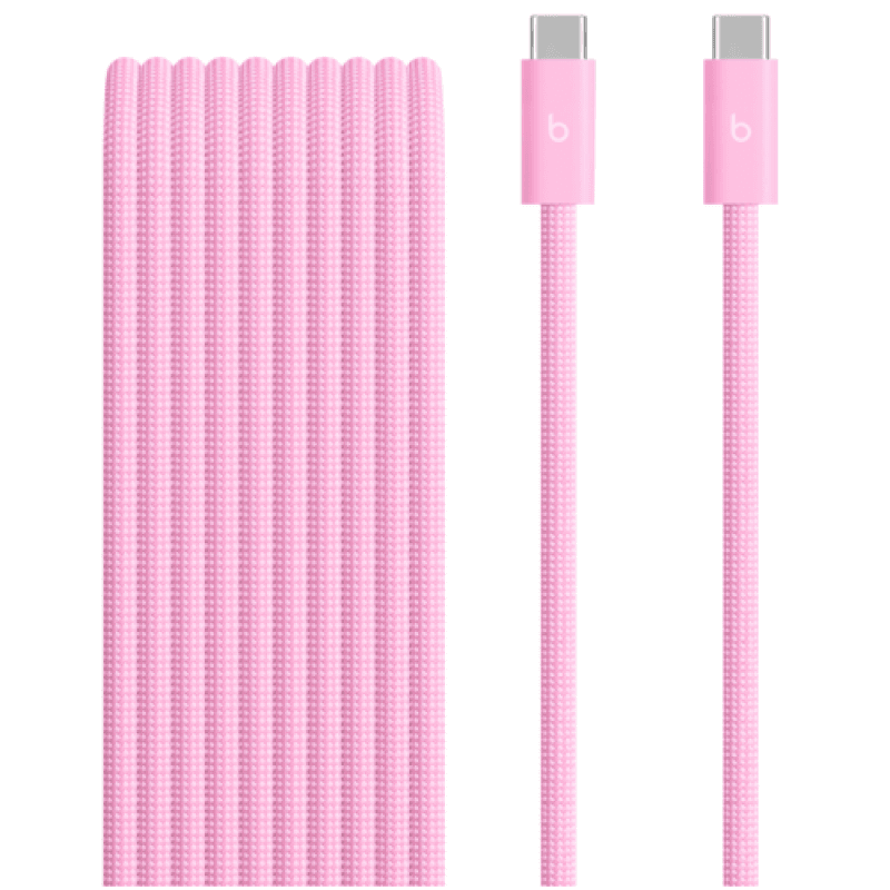 Beats 240W USB-C to USB-C Braided Cable (3m) - Power Pink