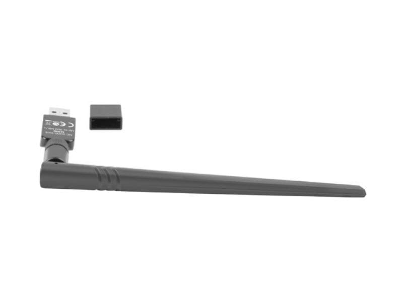 Adaptor USB placă rețea wireless NC-0300-WIE N300, 1x antenă internă + 1x externă