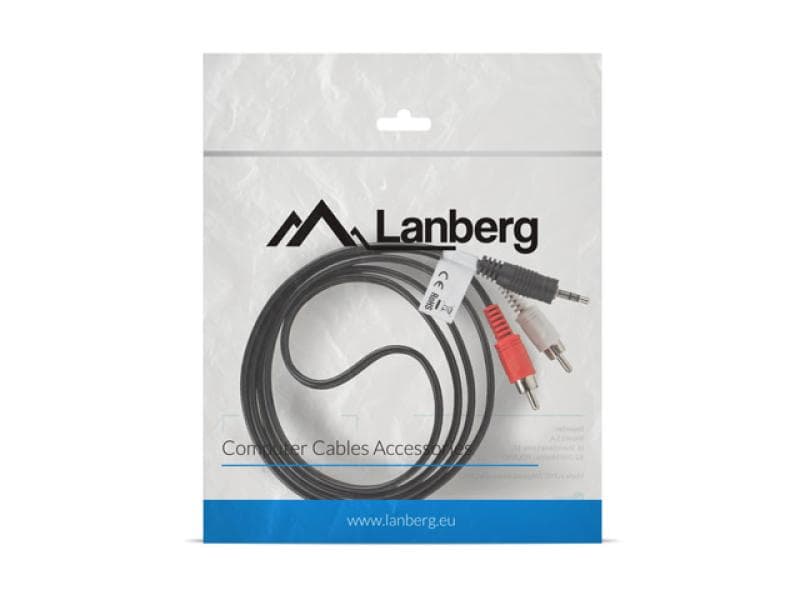 Cablu audio Jack 3,5 mm (tată) 3 pini → 2 x RCA (tată), 1,5 m