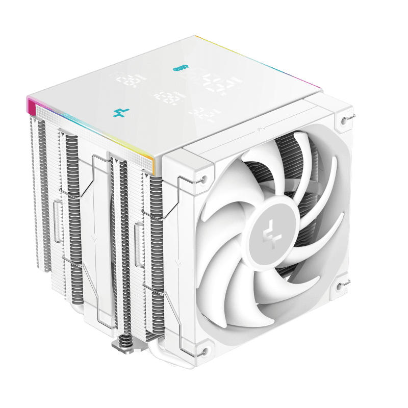 Cooler Procesor DEEPCOOL AK620 Digital PRO WH, Aer, 12 cm, 2 ventilatoare, aRGB