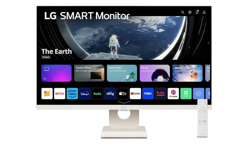 Monitor Consumer LG 27SR50F-W, 27", 1920 x 1080 pixeli, White