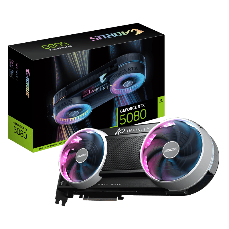Placa video Gigabyte GEFORCE RTX 5080 INFINITY, 16GB GDDR7, PCI Express x16 5.0, 256bit