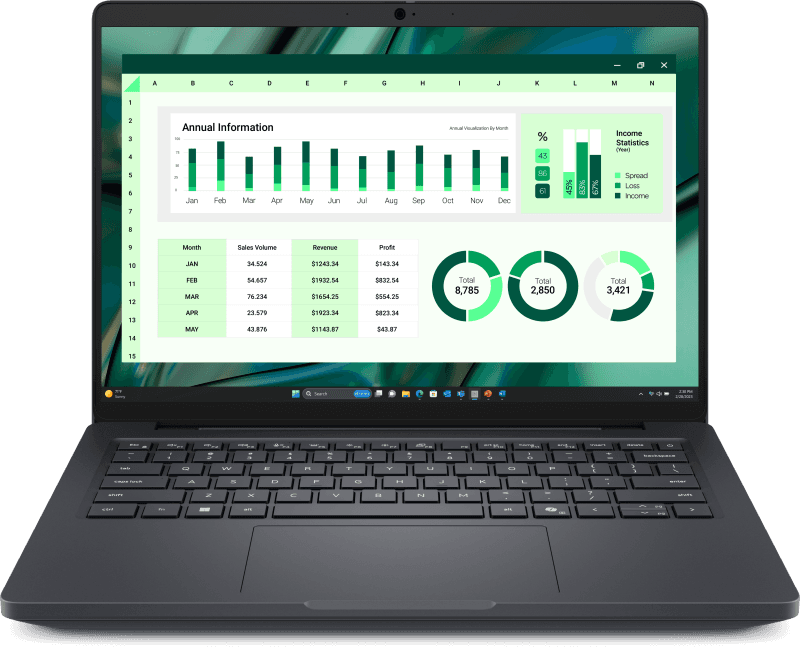 Laptop Business DELL Pro Max 14, cu procesor Intel Core Ultra 7 265H, 14'' WVA, 16 GB LPDDR5x, 512 GB SSD, NVIDIA RTX PRO 500 Blackwell 6GB GDDR7, Windows 11 Pro