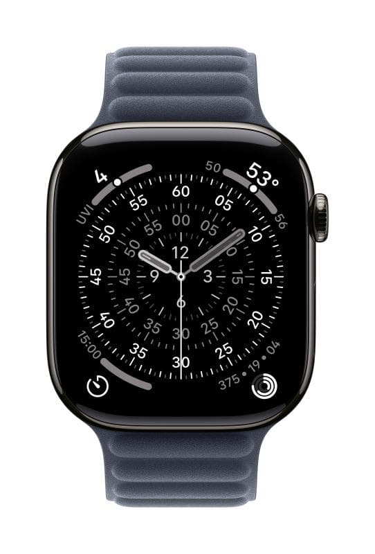 Curea pentru Apple Watch 46mm Navy Magnetic Link - S/M