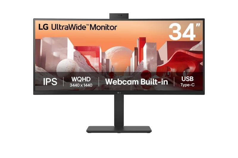 Monitor Commercial LG 34BA85QE-B, 34", 3440 x 1440 pixeli, Black