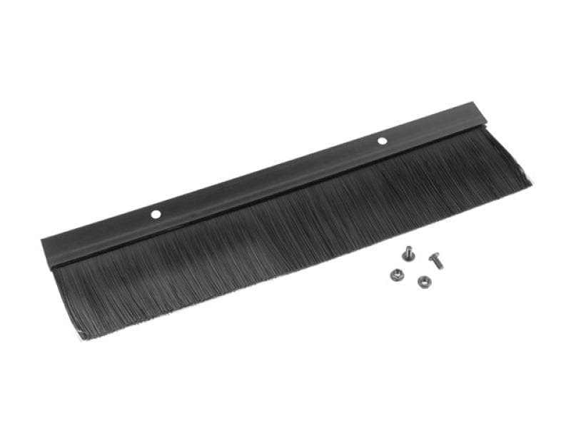 Panou intrare cabluri cu perii 19" negru AK-1102-B